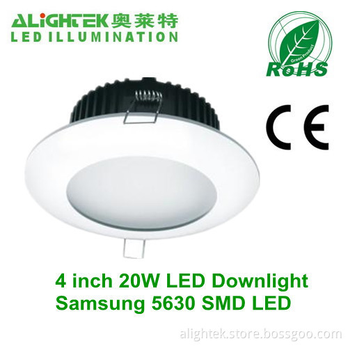 4 Inch 20w Round Led Downlight High Cri